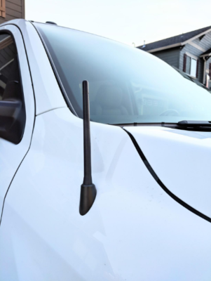 Antenna Acciaio Inox Nera 86309-0C020 Antenna Radio AM/FM In Acciaio Inox Nero Per Toyota Tundra 2000-2020 - 21 Pollici, Sostituzione Diretta Palo Antenna TV - Foto 2