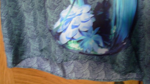 NUEVO CON ETIQUETAS Vestido Rachelalex Rachel Alex 100% Seda S/S Azul Cambio Talla 8 $590 85% ¡DESCUENTO!¡! - Imagen 5 de 8
