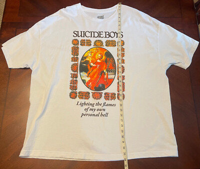 PREOWNED - $uicideboy$ G59 Personal Hell 3XL Mens T-Shirt White 