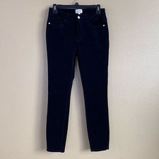 Anthropologie Pilcro New Size 27 Dark Navy Blue Corduroy High Rise Skinny