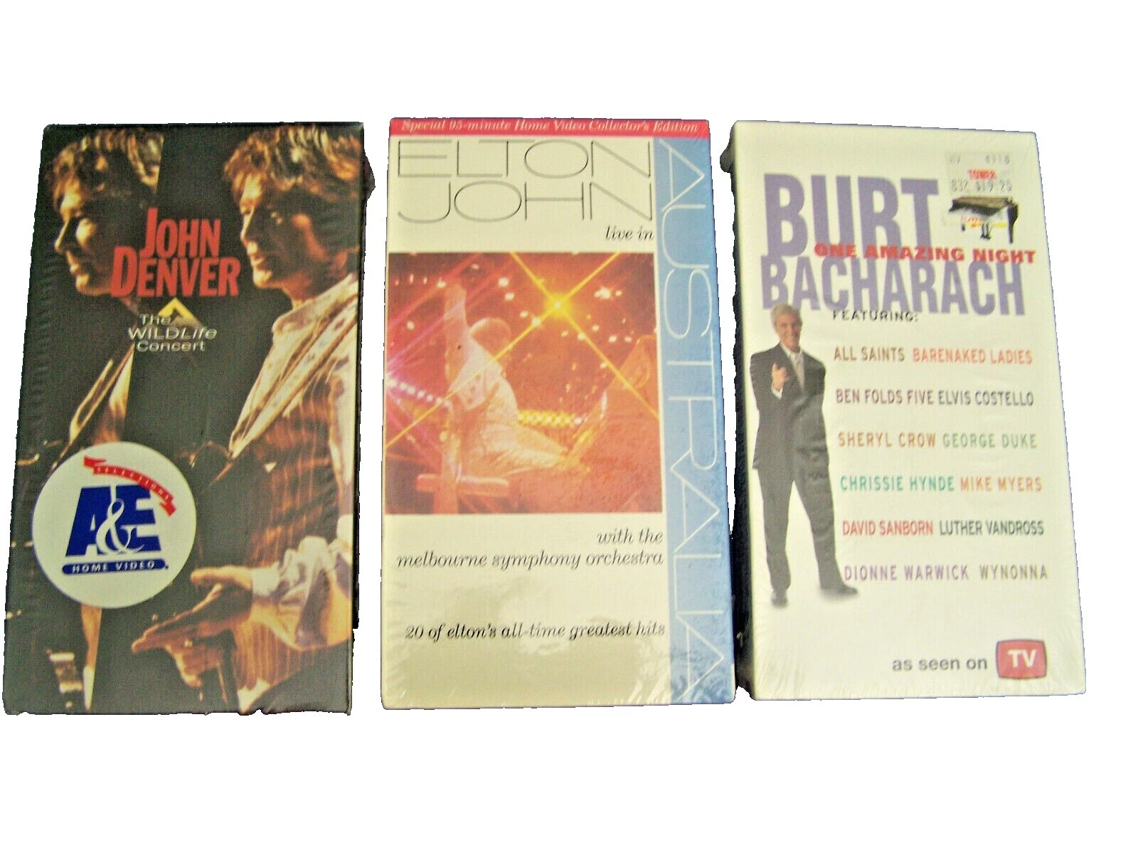 Limited Edition G Rated Music & Concerts VHS Tapes