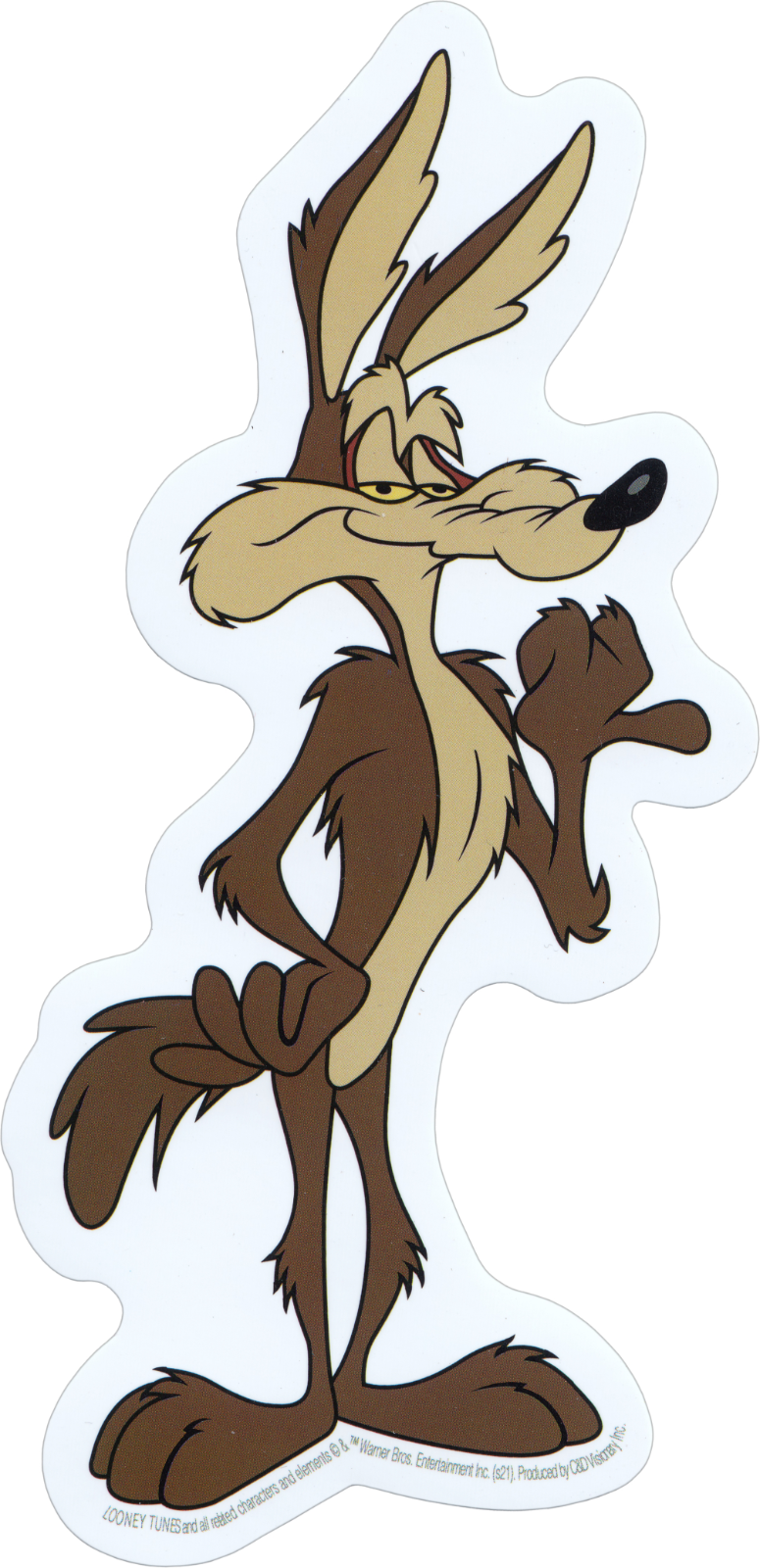 Sticker - Wile E Coyote Looney Tunes Roadrunner Classic Cartoon 