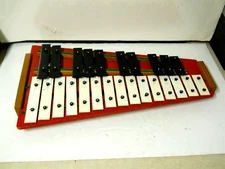 Vtg Rhythm Band Inc. Glockenspiel Xylophone 25 Keys Wood Frame Percussion Toy