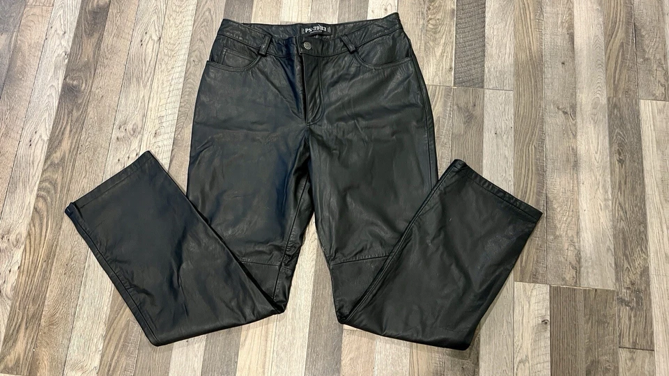 Pantalones Periscope PS-3983 100% Cuero Talla 13 Mujer’s Junior Motociclista Foto 2 de 4