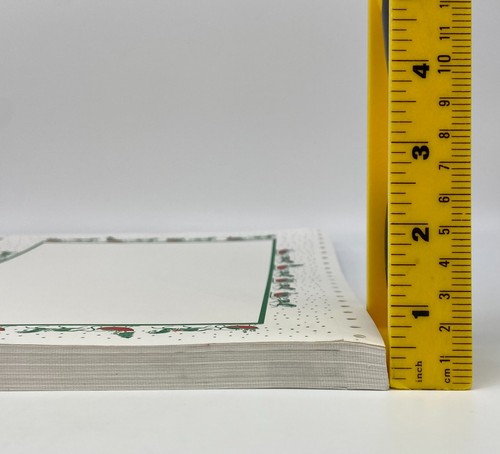 Vintage Continuous Feed Paper Dot Matrix Christmas Holiday Theme Computer Paper - 第 3/3 張圖片