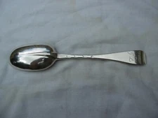 1721 very rare Georgian Glasgow Rat tail Tablespoon by Robert Luke