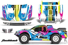 RC Body Graphics Kit Decal Sticker Wrap For Pro-Line Flo-Tek Ford Raptor FLASHBK