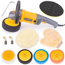 Profi Poliermaschine Polierer Schleifmaschine Auto Politur 2600W Zubehör Set