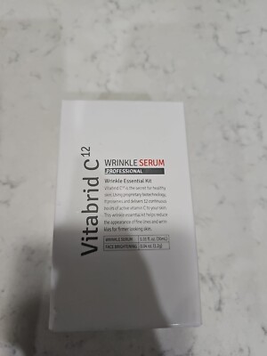 Vitabrid C¹² Wrinkle Serum & Face Brightening Boost 2PC KIT New