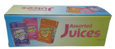 Play Food Vintage Assorted Juices Grocery Scan Box