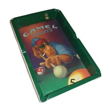 Vintage 1992 Camel Lights Pool Table Ashtray Joe Cool Playing Pool Acrylic 