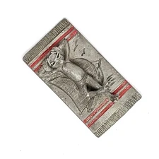 Dog Figure Figurine Hudson Pewter Sunning On Beach Towel Cool Sunglasses