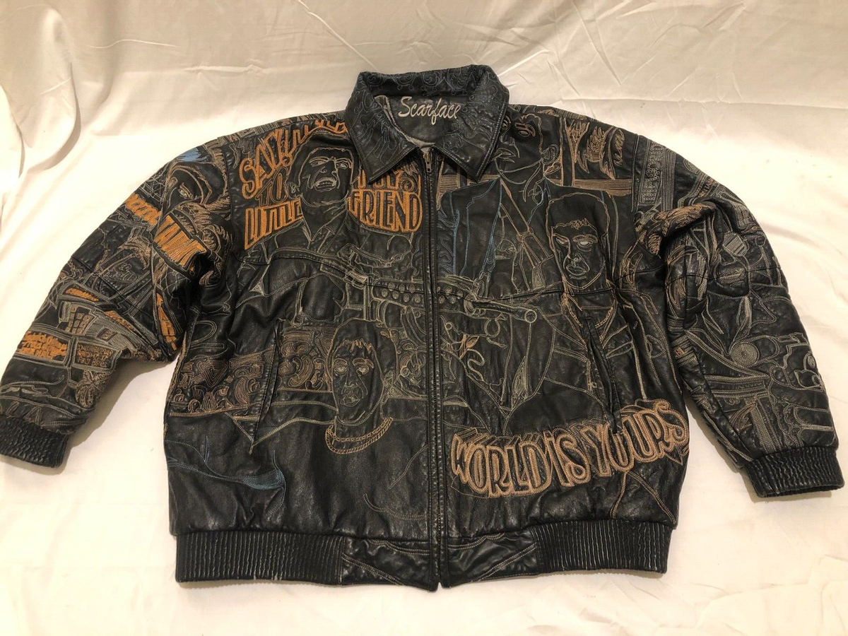 Vintage Pelle Moda, Pelle Pelle Hip Hop Scarface Leather Vintage Pelle Moda, Pelle Pelle Hip Hop Scarface Leather