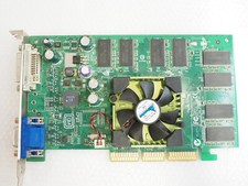 NVIDIA GeFORCE FX5200 0U0842 128MB AGP DVI Video Graphic Card