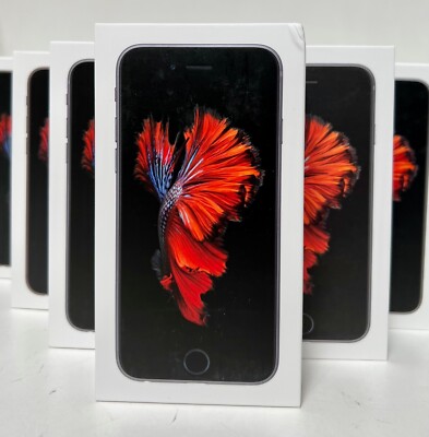 10 X Original Apple iPhone 6s Retail BOX ONLY Space Gray w/insert sticker tray