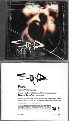 STAIND  Fade  promo CD single with PicCover