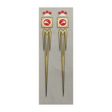 Gazelle fork blade decals  vintage rim decals