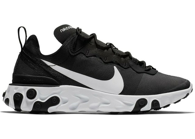 Size 15.5 - Nike React Element 55 Black White 2018 for sale online | eBay