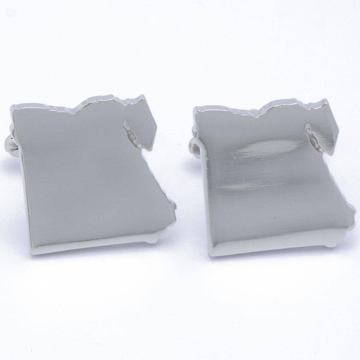 Cufflinks Egypt Map Outline eBay