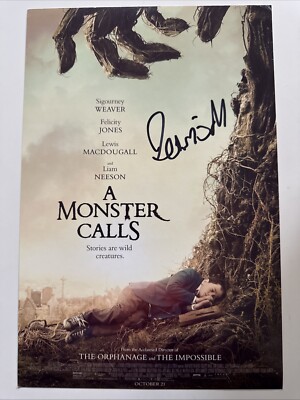 Lewis Macdougall Signed Autograph 8x12 Inch Incl. COA A Monster Calls 