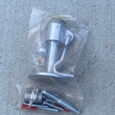 ROCKWOOD HEAVY DUTY DOOR STOP WITH HOOK HOLDER 473 US26D / 626 NEW