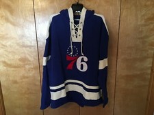 Philadelphia 76er's OTS  Lacer Hoodie Hockey Style Old Time Sports  XXL NEW 