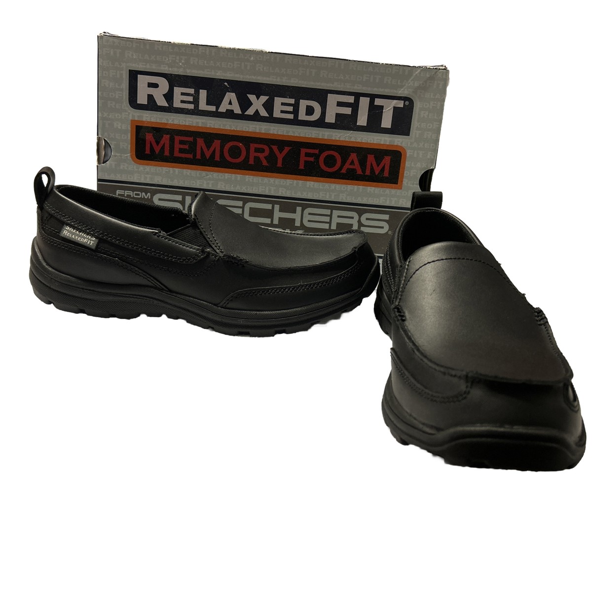 Skechers Bobs Memory Foam Black Skechers Skechers Mens