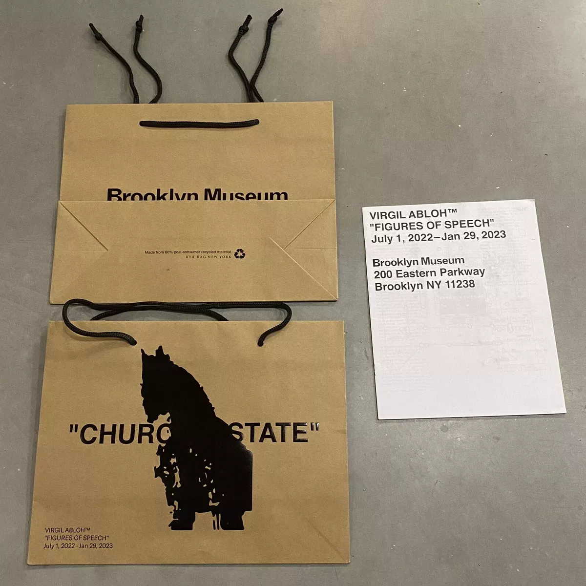 Bags, Virgil Abloh X Brooklyn Musuem Tote Bag