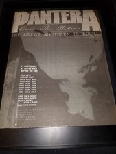 Pantera Drag The Waters Rare Original Radio Promo Poster Ad Framed! #3