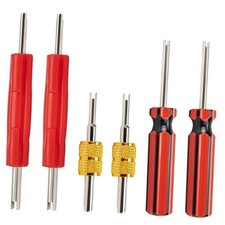 6 Pcs Valve Stem Removal Tool, Single and Double Head Schrader Valve Tool, AC