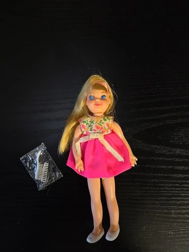 Vintage Mattel Tutti Doll 3580  In Original Dress; Excellent Condition!