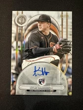 2024 Topps Tribute #TA-KH Kyle Harrison Tribute Autograph Auto Green #/99 Giants
