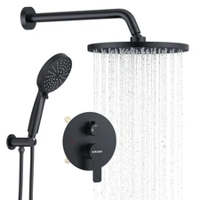 KOJOX Shower System- High Pressure Shower Head- 3 Setting Headheld Shower Hea...