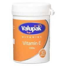 Image of 3 x Valupak Vitamin E 100iu 30 Capsules