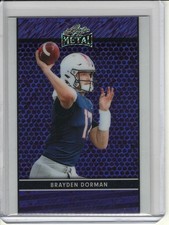 2024 LEAF COLLECTIVE METAL BRAYDEN DORMAN ROOKIE/RC #7/8 *PURPLE SHIMMER*