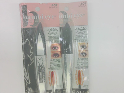 L'Oreal Paris Voluminous Lash Paradise Mascara 407 EXTRA NOIR, 2 PACK