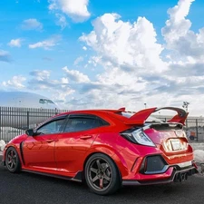 Spoiler for 2016-2021 Honda Civic 5Dr Hatchback Type-R Style Rear Trunk Splitter