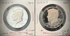 2025-S Kennedy Half Dollar GEM PROOF .999 99.9% Silver & Clad 2 Coin Lot Set