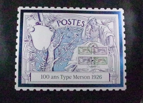 France 2026 - Poster 100 years Merson type - Used.