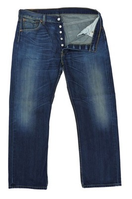 Levi's 501 Herren Jeans Hose blau dunkelblau stonewashed W36 L30 36/30 gerade