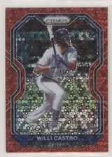 2021 Panini Prizm Tier III Red Donut Circle Prizm 35/99 Willi Castro #234 0ms2