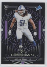 2019 Panini Obsidian Rookies Electric Etch Purple 67/75 Jahlani Tavai #196 0su2