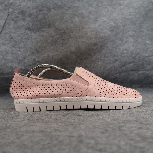 Easy Street Shoes Womens 9.5 Slip On Sneaker Fresh Lifestyle Comfort Casual Pink - Picture 13 of 13