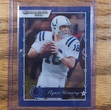 Panini 2021 Clearly Donruss Peyton Manning Clearly Retro 2001 #01-11 Colts