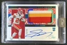 2022 Panini One Skyy Moore RC Patch Blue Rookie Auto #/99 Chiefs