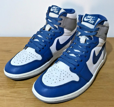 Nike Air Jordan 1 Retro High OG True Blue UK 9 DZ5485-410