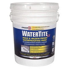 ZINSSER 270269 Mold and Mildew Paint,White,5 gal,Pail 30FY02