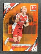 Benedict Hollerbach 2024-25 Topps Chrome Bundesliga Orange Lava /25 #11