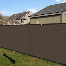 4'x30' Privacy Fence Screen Windscreen with Copper Grommets, Fit for Commerci...