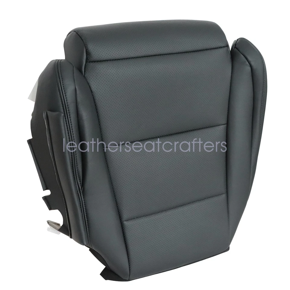 Cubierta de asiento de cuero de repuesto para parte inferior lateral negra para Lexus GS350 2013-2020 Foto 4 de 4